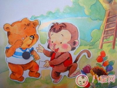 妈妈讲故事：小猴和小熊植树