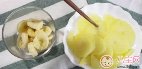 香蕉土豆搭配怎么做辅食     牛奶香蕉土豆泥米糊做法(图文)