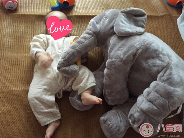 宜家安抚大象抱枕怎么样掉毛吗 宝宝用宜家大象睡觉习惯吗