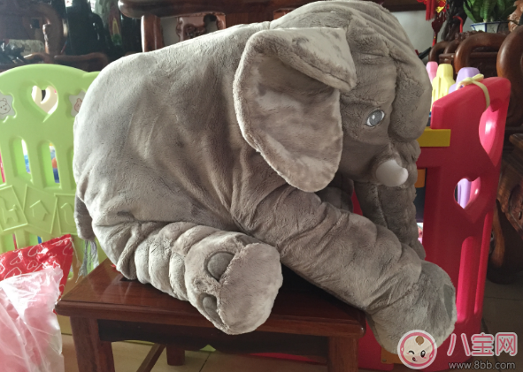 宜家安抚大象抱枕怎么样掉毛吗 宝宝用宜家大象睡觉习惯吗