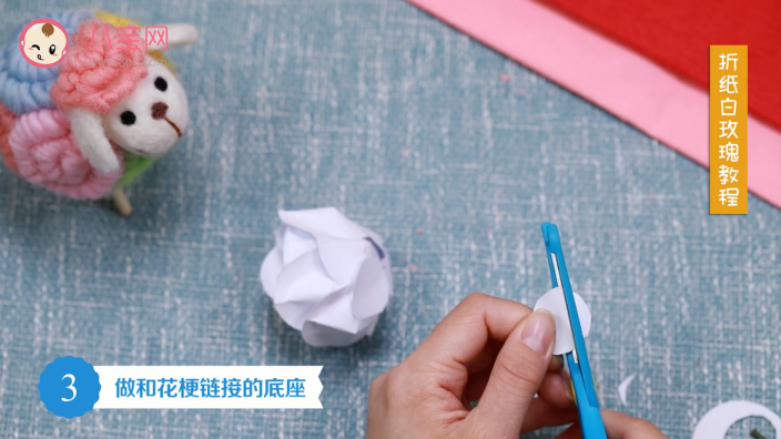 白玫瑰折纸视频教程 白玫瑰折纸步骤图