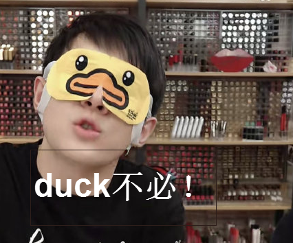 duck不必表情包图片 duck不必表情包原图