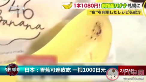 日本可连皮食用香蕉是怎样的 连皮食用香蕉多少钱