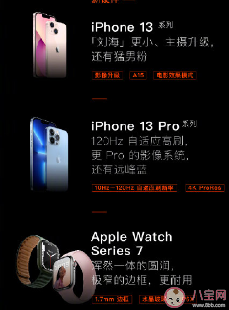 iPhone13起售价为5999元 iPhone13刘海变小了有粉色了