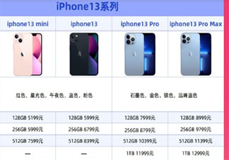 iPhone13和 iPhone 13Pro买哪个好 iPhone13和 iPhone 13Pro配置对比图