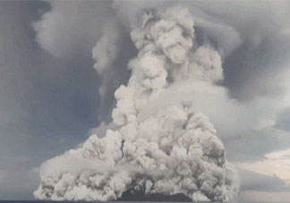 汤加火山灰会不会飘到中国 目前汤加火山灰飘到哪里了