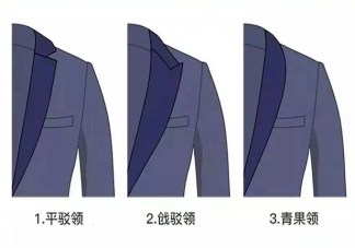 西装领型有哪几种分别有何不同 男士西装如何搭配