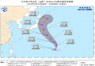 台风达维预计影响日本东部 台风达维会影响哪些地方